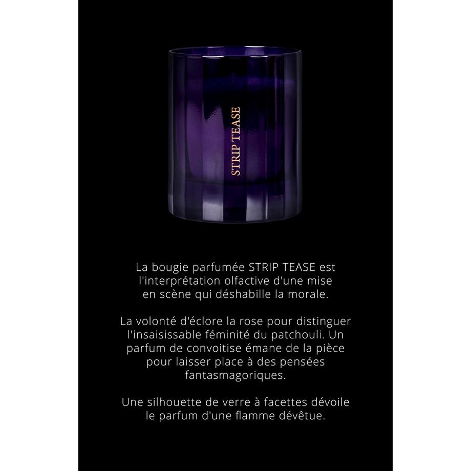 MAISON CLOSE  Bougie notes Poudrées - Strip Tease 