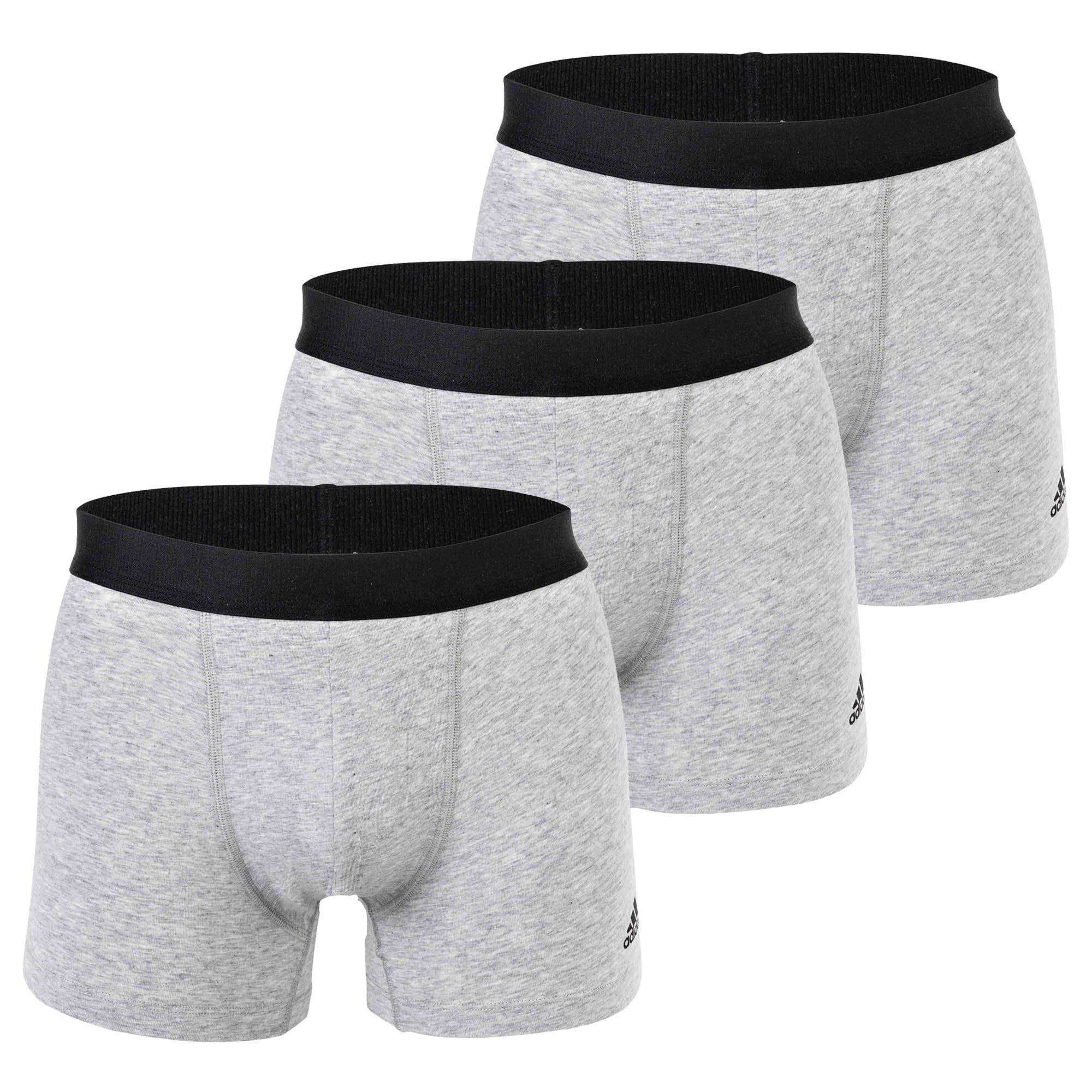 Image of adidas Boxershort 3er Pack Stretch Herren Grau L