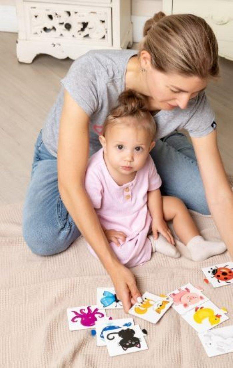 Montessori  Colori divertenti - doppio puzzle Montessori® 