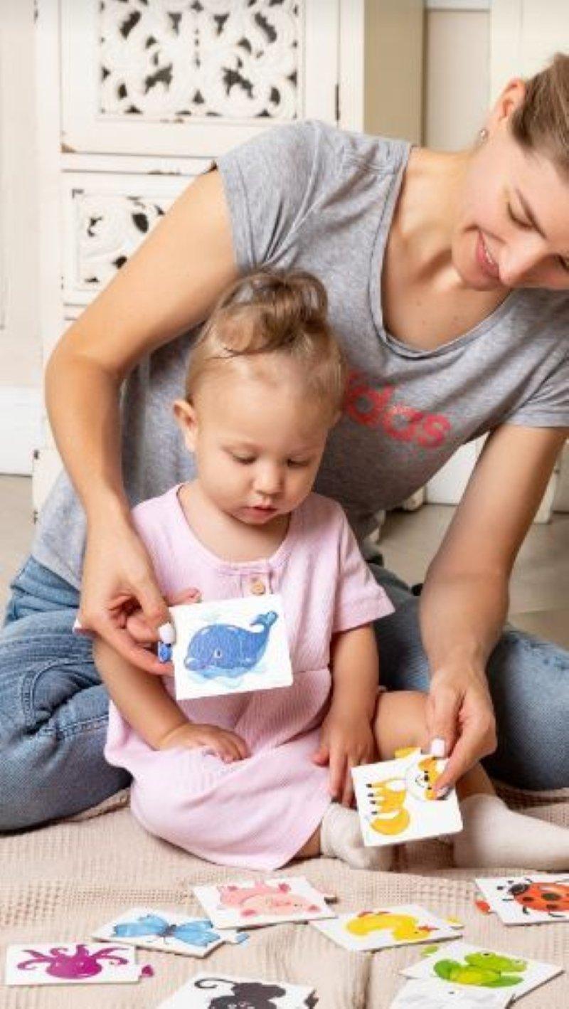 Montessori  Colori divertenti - doppio puzzle Montessori® 