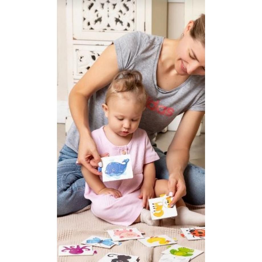 Montessori  lustige Farben - funny Colors - Doppelpuzzle Montessori® 