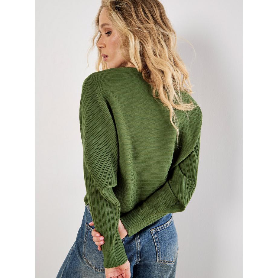 APRICOT Ripp Batwing Pullover  
