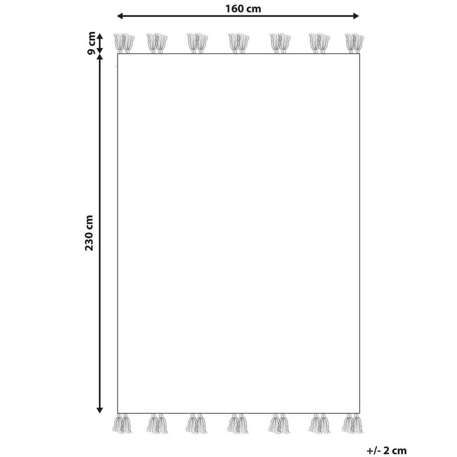 Beliani Tapis en Laine Cottage ARALEZ  