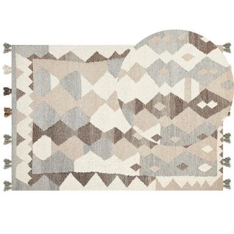 Beliani Tapis en Laine Boho ARALEZ  