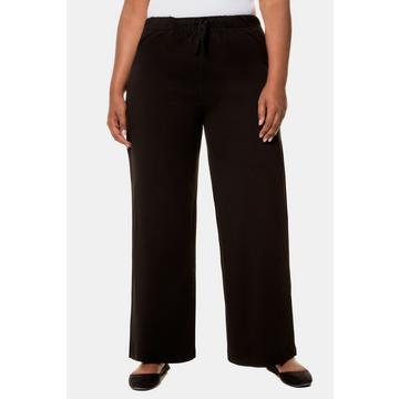 Pantaloni in jersey dalla gamba dritta con cintura elastica classico nero