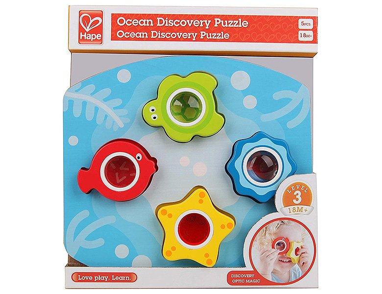 Hape  Puzzle Meeres-Suchpuzzle (5Teile) 