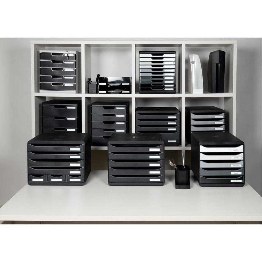 Exacompta Cassettiera Modulo 10 cassetti chiusi  