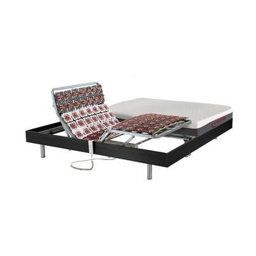 Lit électrique relaxation tout plots matelas mémoire de forme ATRIDE de DREAMEA moteurs OKIN