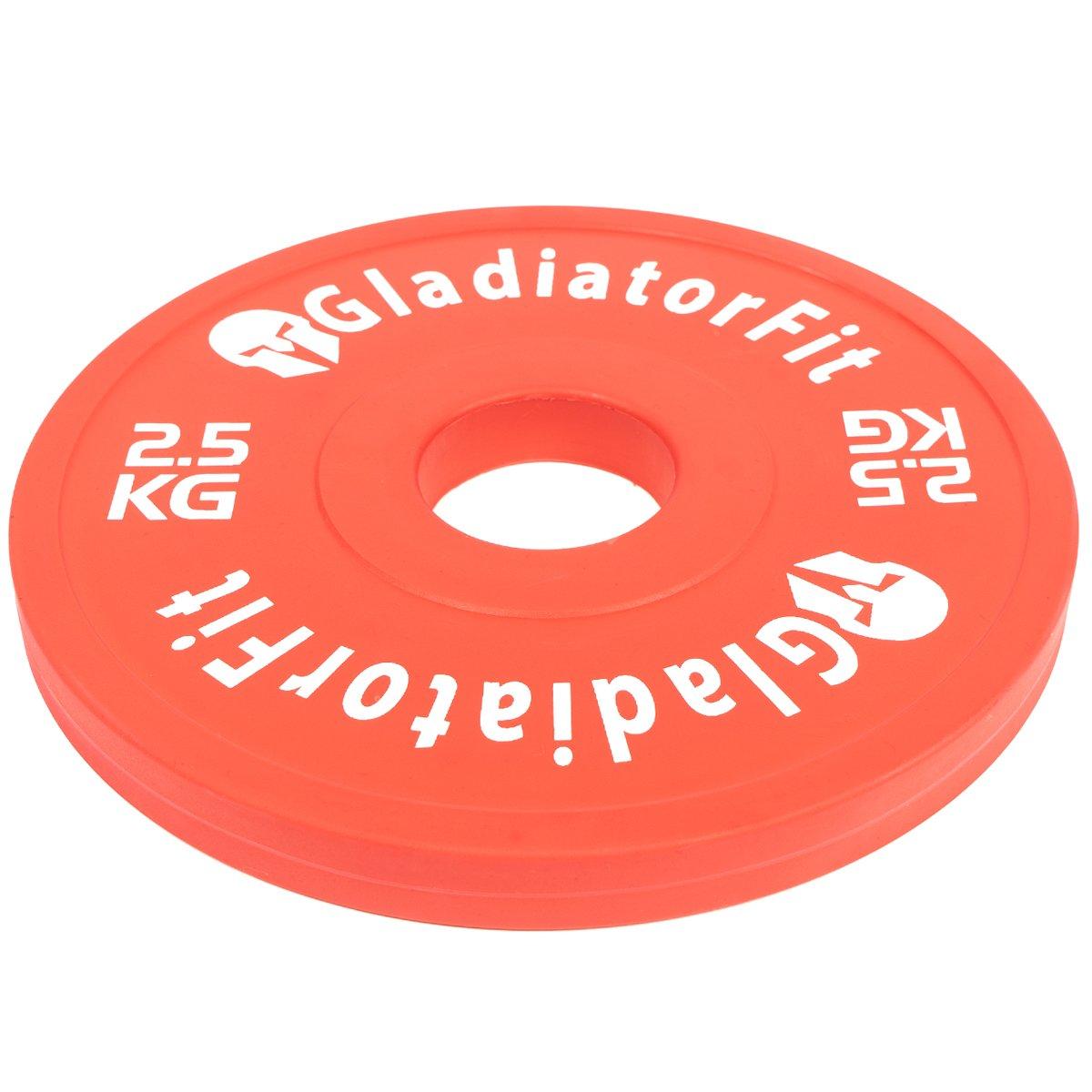 GladiatorFit  Dischi in gomma "Fractional Plate" Ø 51 mm (set di 2) 