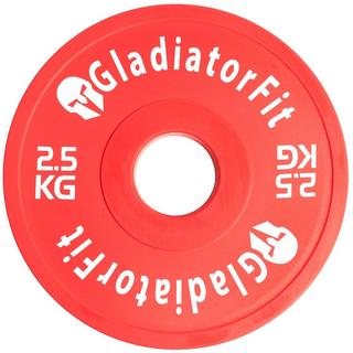 GladiatorFit  Dischi in gomma "Fractional Plate" Ø 51 mm (set di 2) 