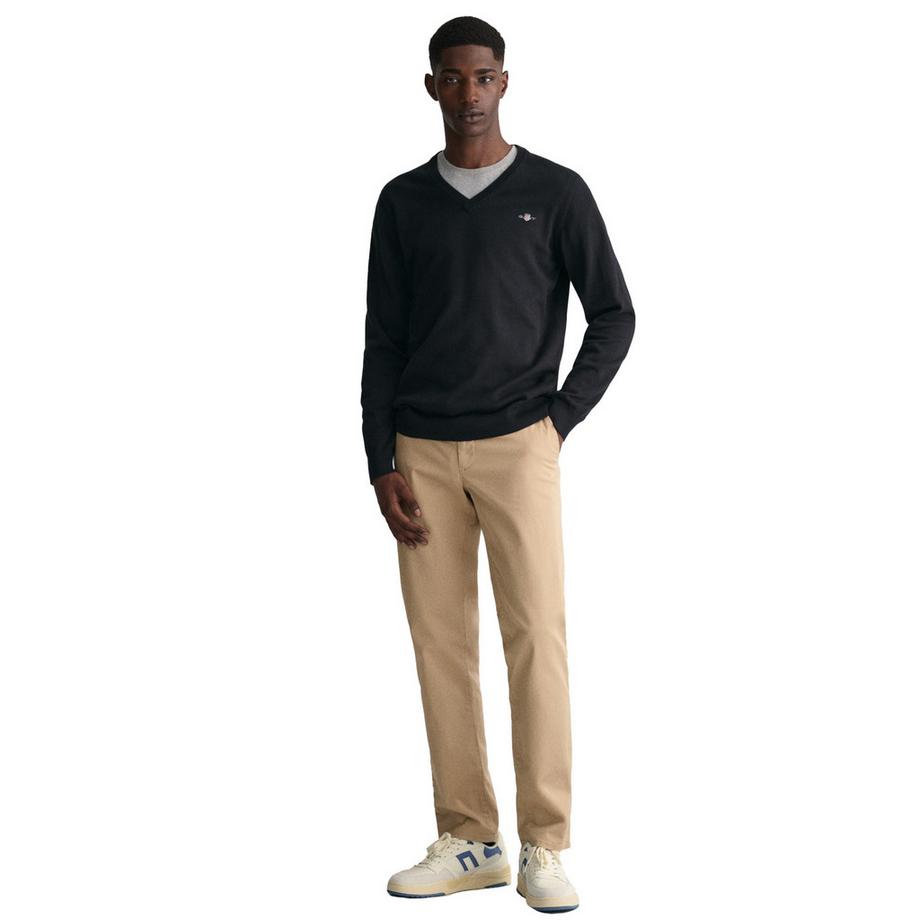 GANT Classic Cotton V-Neck Strickpullover  
