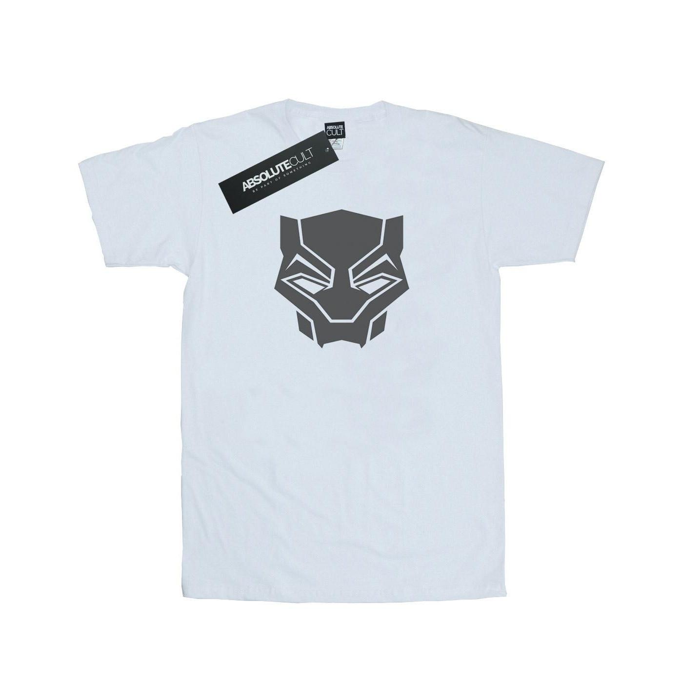 Image of Black Panther Black On Black Tshirt Herren Weiss M