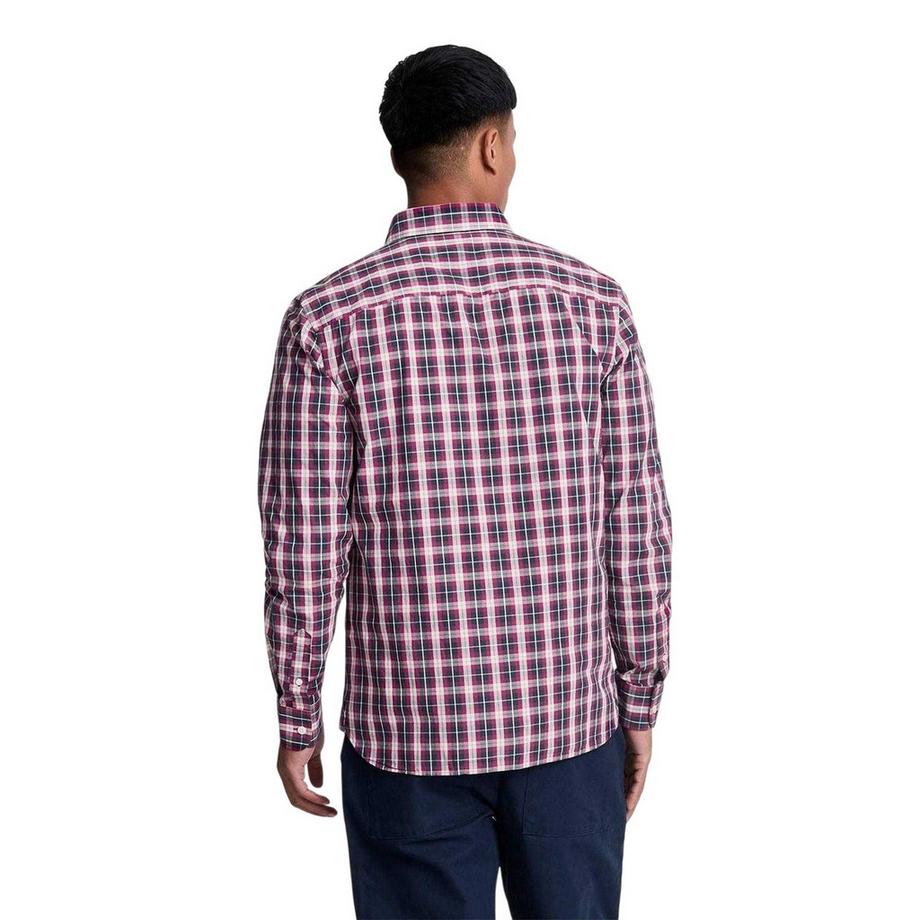 LYLE & SCOTT  Camicia A Quadri Popeline Manica Lunga 