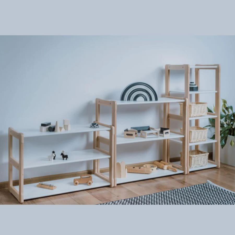 Montessori Montessori-Atmosphäre, Kinderzimmer, Montessori-Regal - Weiß  