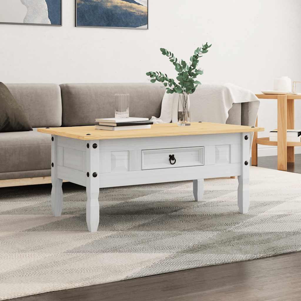 VidaXL Table basse bois de pin  