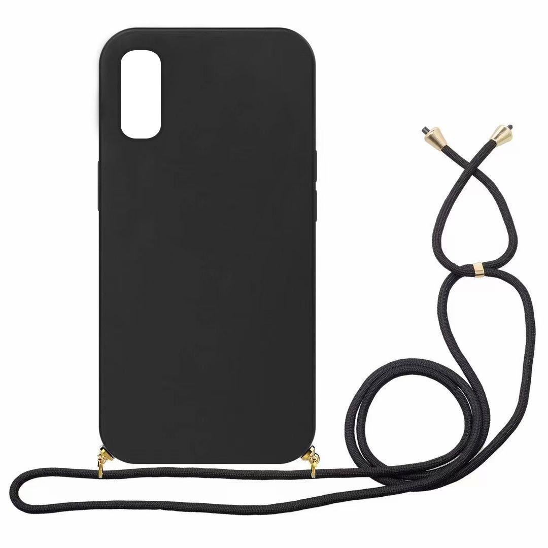 mobileup  Eco Case mit Kordel iPhone X  XS - Black 