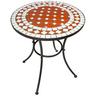 Tectake Gartenmöbel Set Mosaik mit 2 Stühlen und Tisch leichte Reinigung  