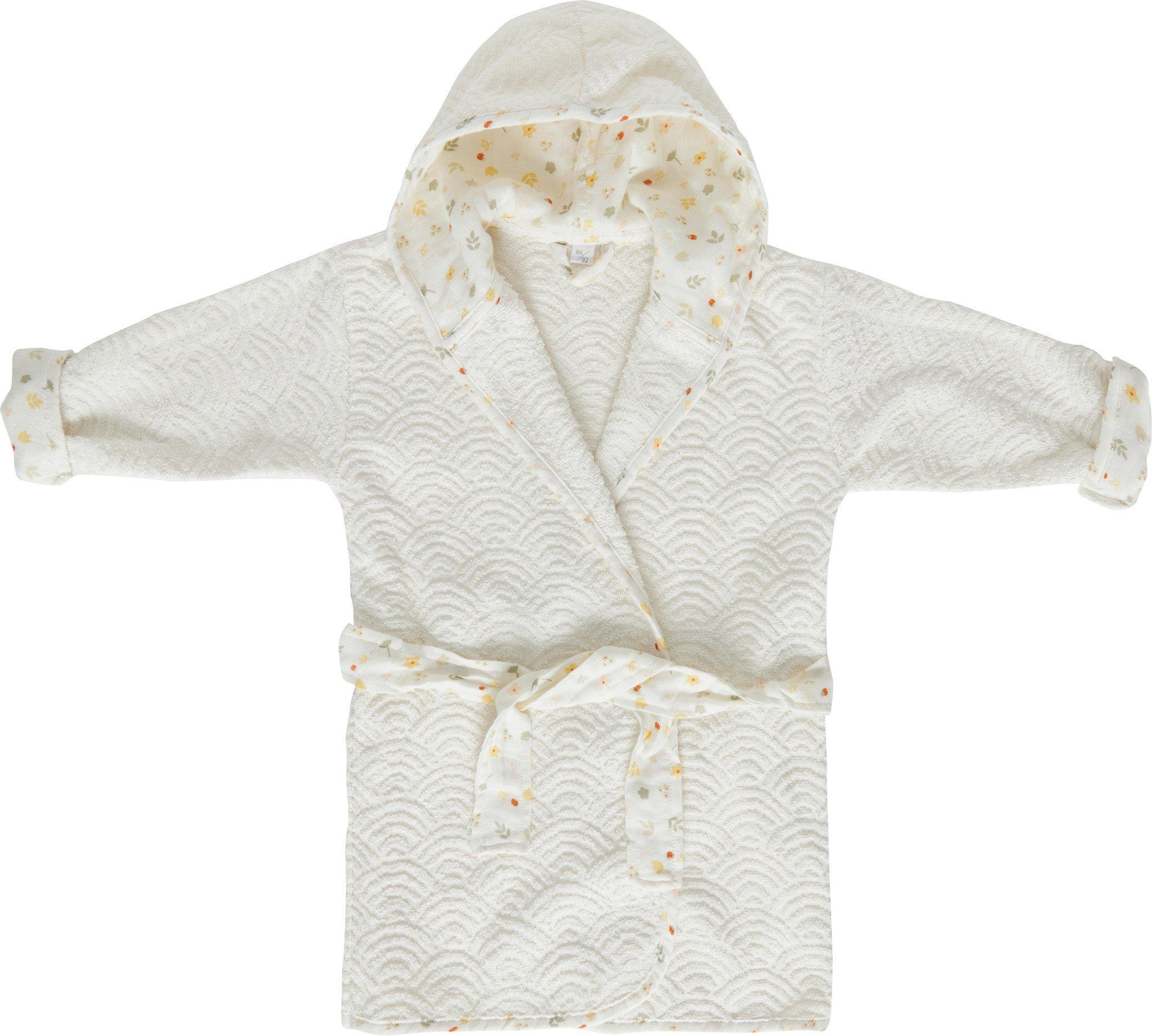 Image of Bademantel Bohemien Garden Unisex Weiss