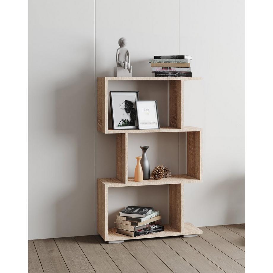 VCM Holz Raumteiler Stand Regal Bücherregal Deko Bücher Standregal Palusa M  