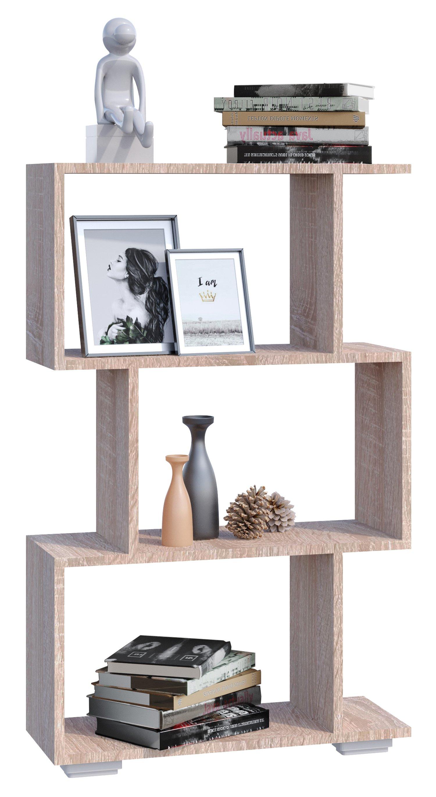 VCM Holz Raumteiler Stand Regal Bücherregal Deko Bücher Standregal Palusa M  