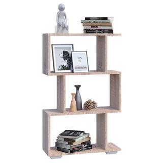 VCM Holz Raumteiler Stand Regal Bücherregal Deko Bücher Standregal Palusa M  