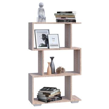 Holz Raumteiler Stand Regal Bücherregal Deko Bücher Standregal Palusa M