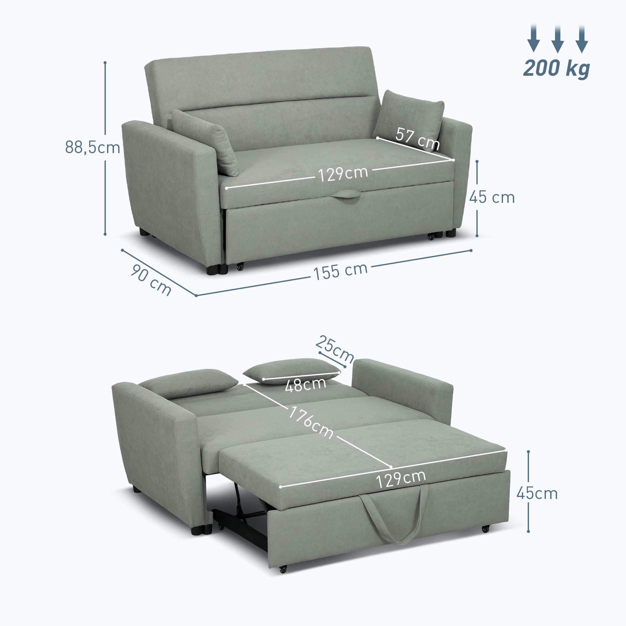 HOMCOM Schlafsofa  