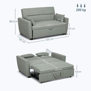 HOMCOM Schlafsofa  