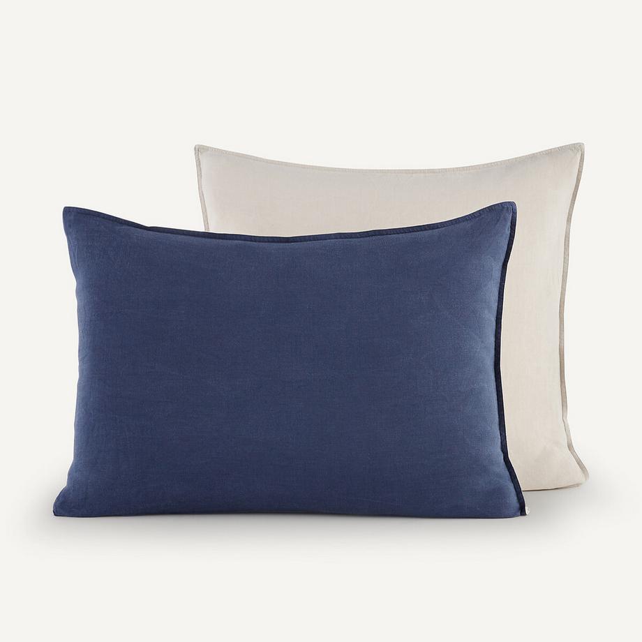 AM.PM Taie d'oreiller Elina en lin lavé pour enfant  