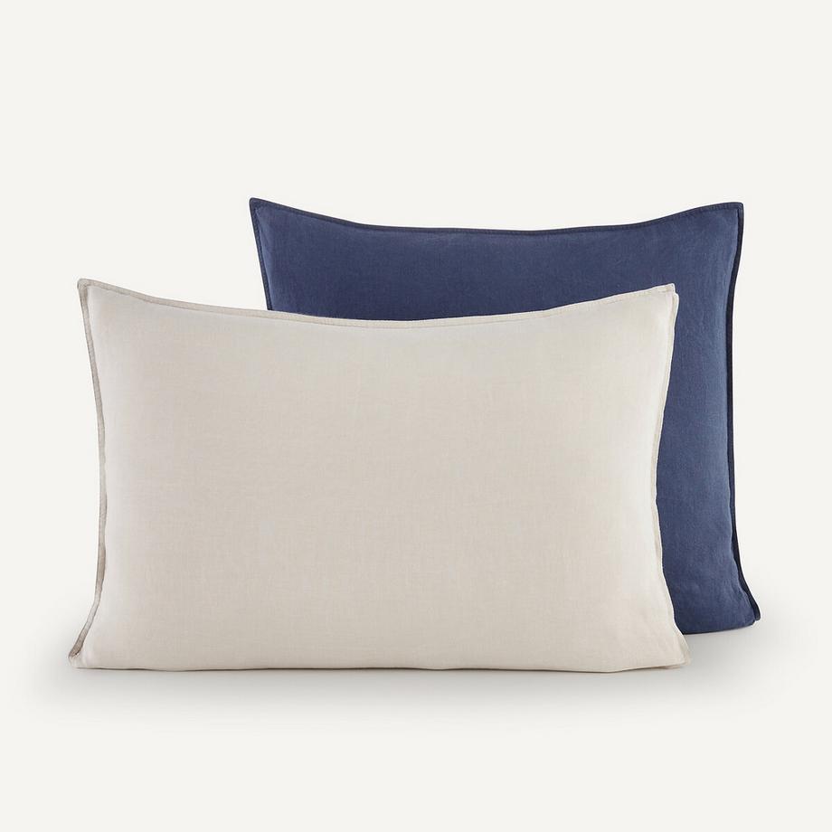 AM.PM Taie d'oreiller Elina en lin lavé pour enfant  