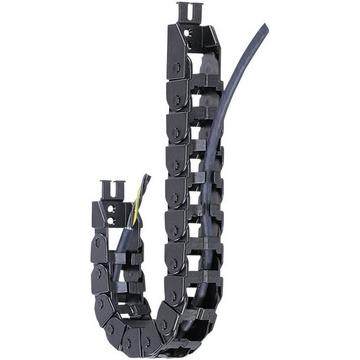 Easy Chain® E-Kette® E16.4  Energieführungskette Druckknopfprinzip, UL94-V2 Klassifizierung