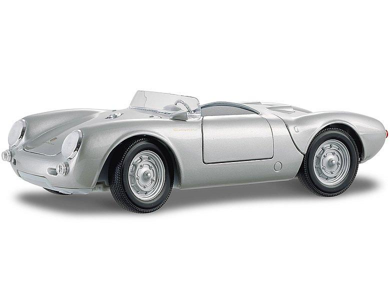 Maisto  1:18 Porsche 550 A Spyder Silber 