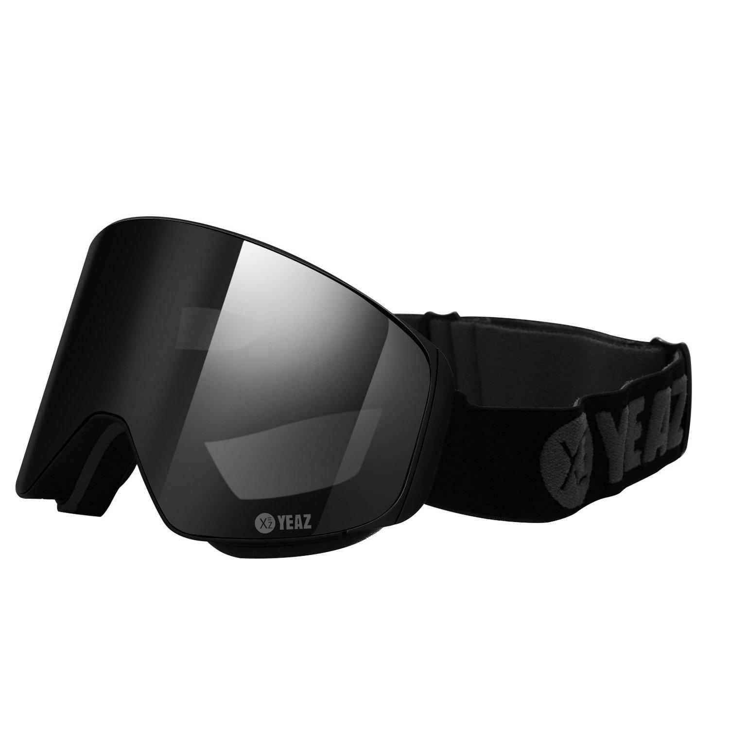 Image of YEAZ APEX Magnet-Ski-Snowboardbrille schwarz/schwarz
