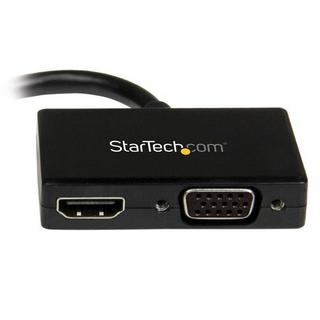 STARTECH.COM  StarTech.com Adaptateur audio / vidéo de voyage - Convertisseur 2-en-1 Mini DisplayPort vers HDMI ou VGA 