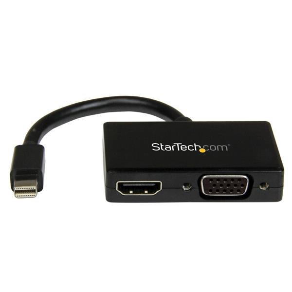 Image of StarTech.com Reise A/V Adapter: 2-in-1 Mini DisplayPort auf HDMI oder VGA Konverter
