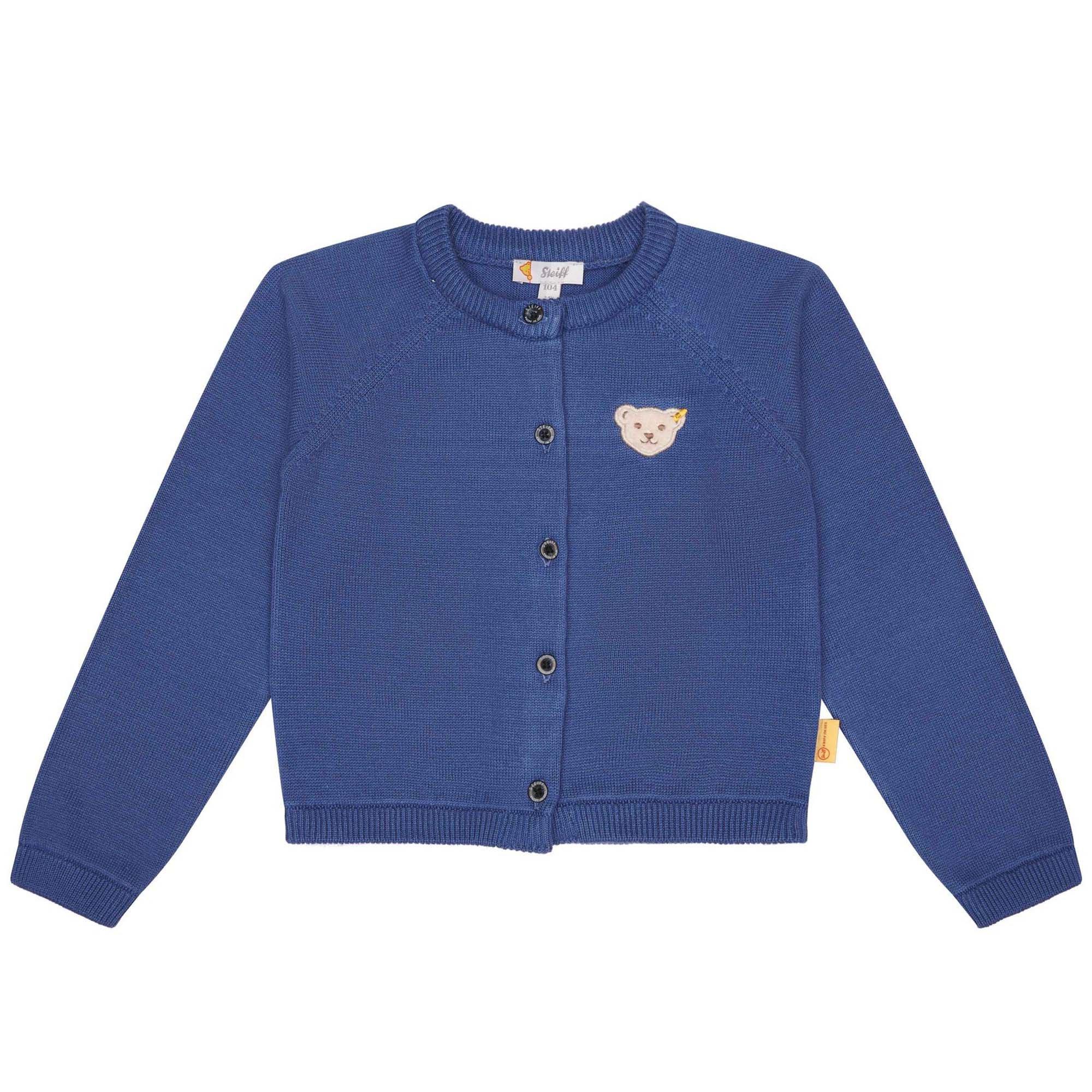 Image of Strickjacke Bequem Sitzend Jungen Blau 104