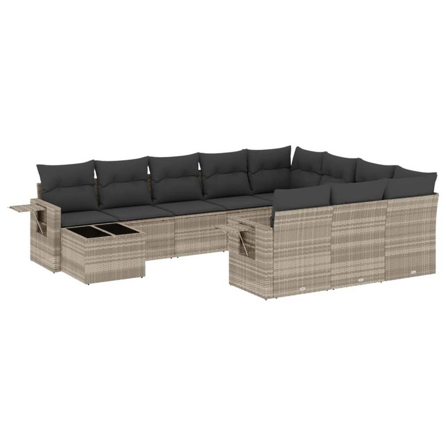 set divano da giardino Polirattan