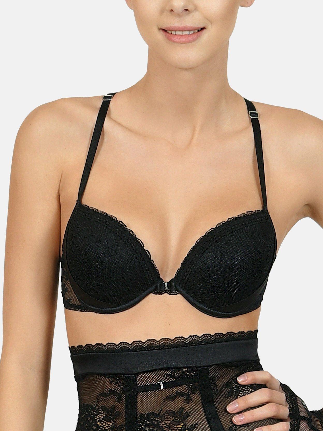 Image of Eternity-push-up-bh Damen Schwarz A/75