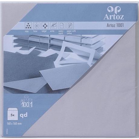 Artoz ARTOZ Couverts 1001 160x160mm 100g, hellgrau 5 Stück  