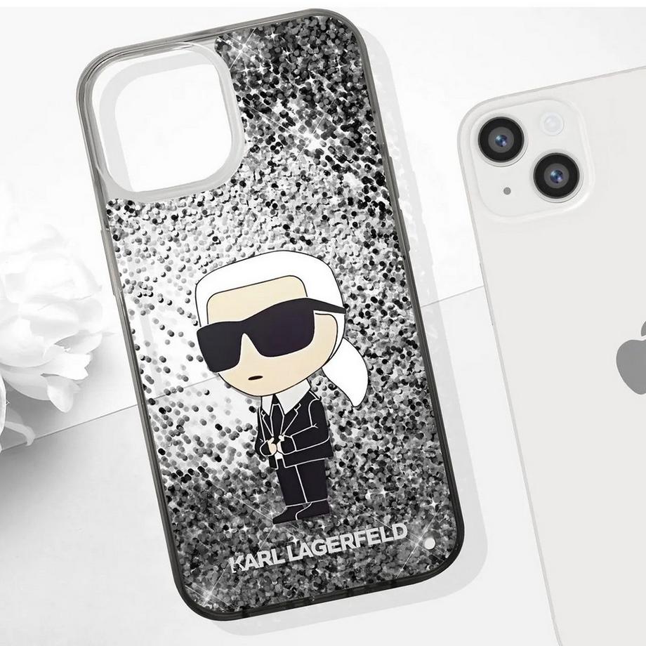 KARL LAGERFELD  Hülle iPhone 15 Plus Floating Ikonik 