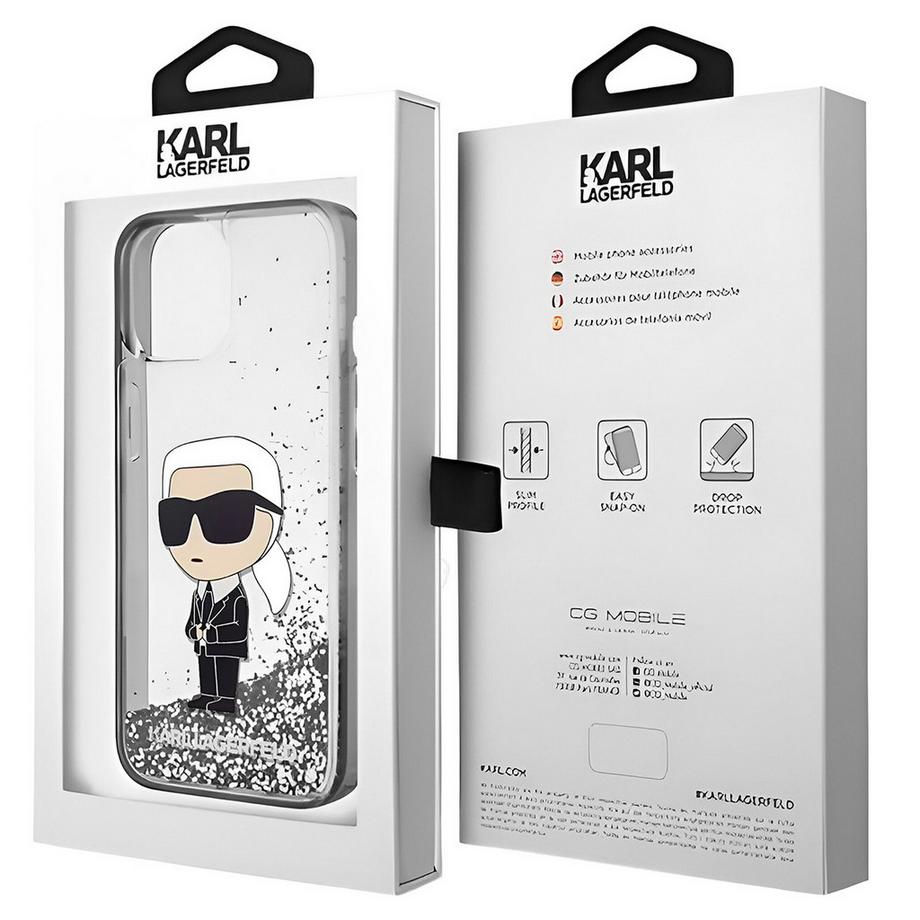 KARL LAGERFELD  Hülle iPhone 15 Plus Floating Ikonik 