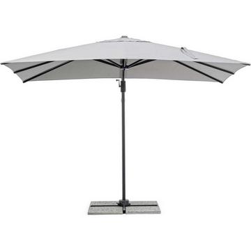 Parapluie Ines 200x300 anthracite gris clair