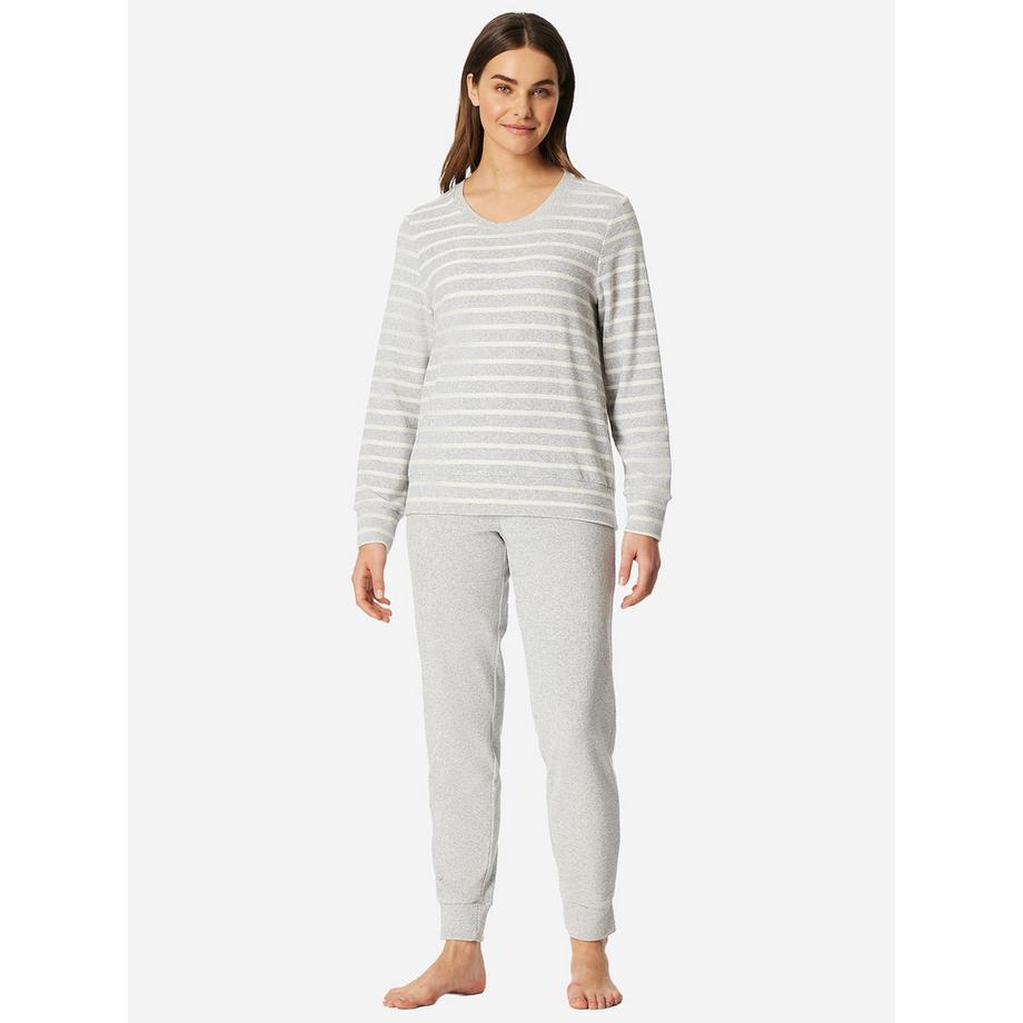 Schiesser Casual Essentials Gestreifter Schlafanzug Regular Fit  