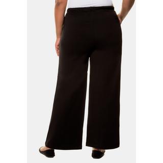 Ulla Popken  Pantaloni in jersey dalla gamba dritta con cintura elastica classico nero 