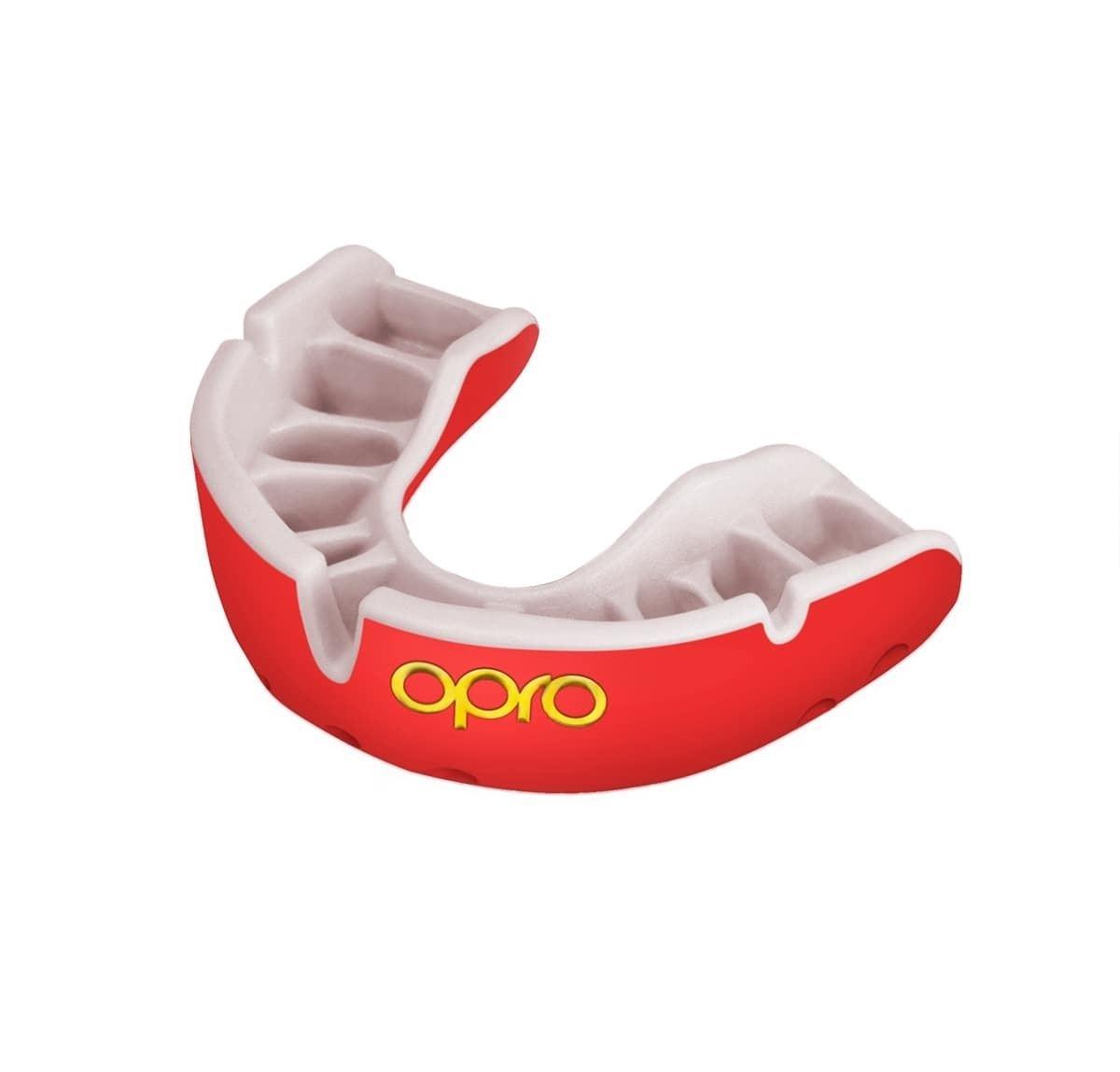 Image of Opro Self-fit Junior Gold - Red/pearl Unisex Rot ONE SIZE