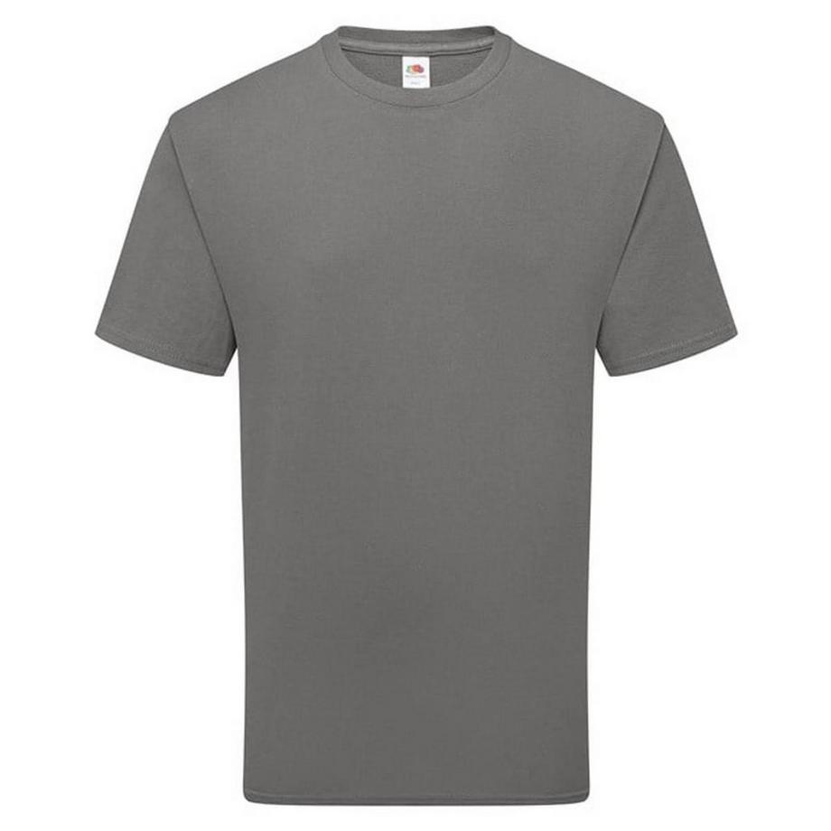 Fruit of the Loom Einfarbiges Kurzarm T-Shirt  