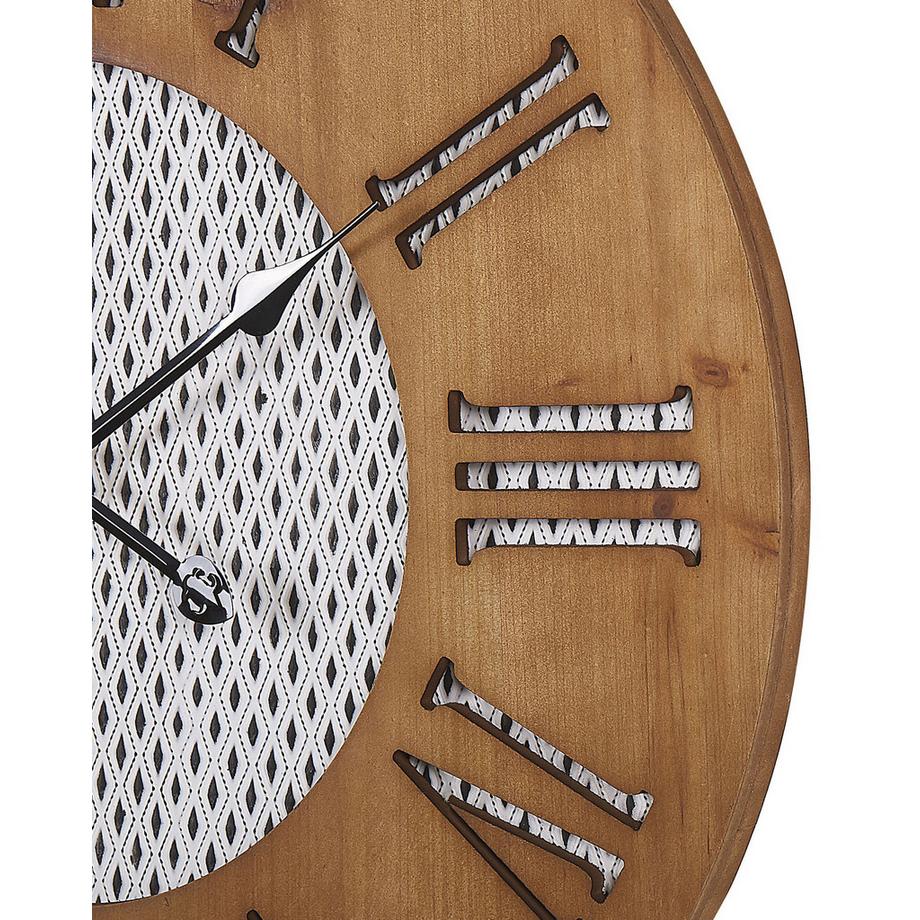 Beliani Orologio da parete en Legno di abete Retrò CUILCO  