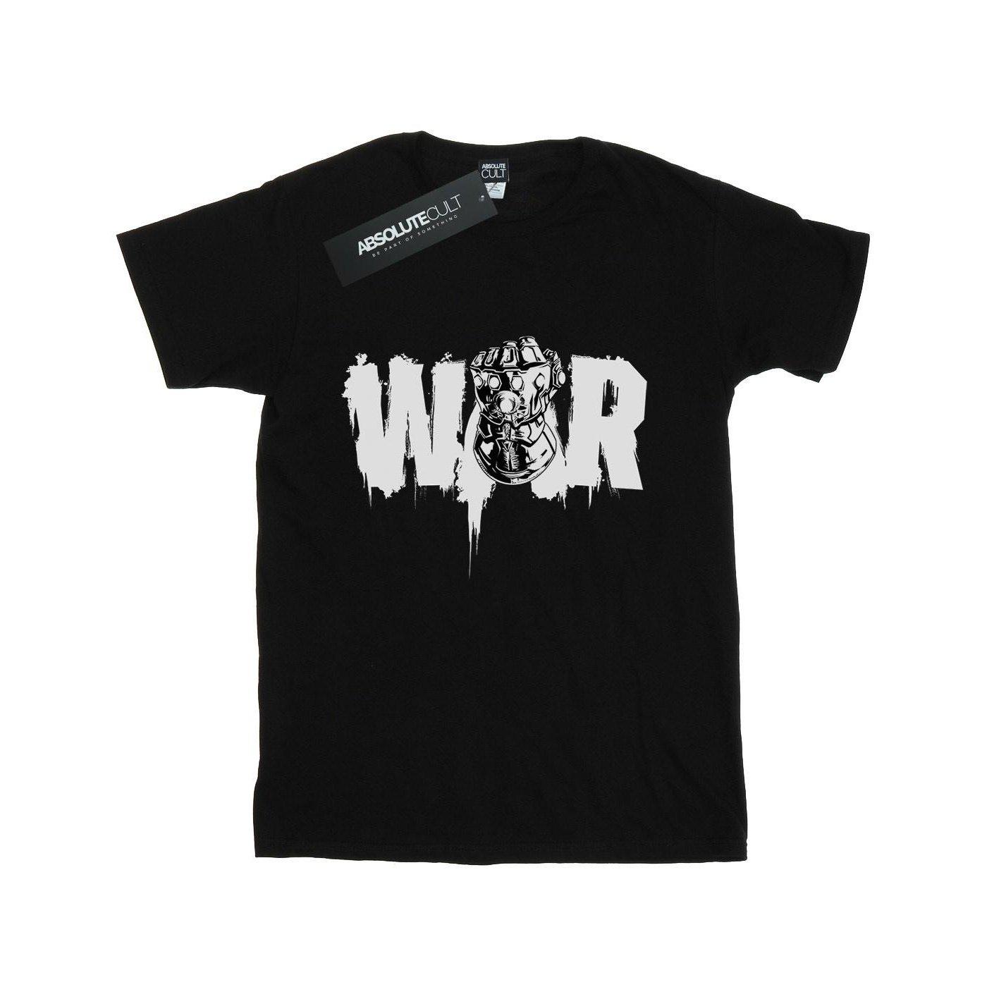 Image of Avengers Infinity War Fist Tshirt Damen Schwarz 3XL