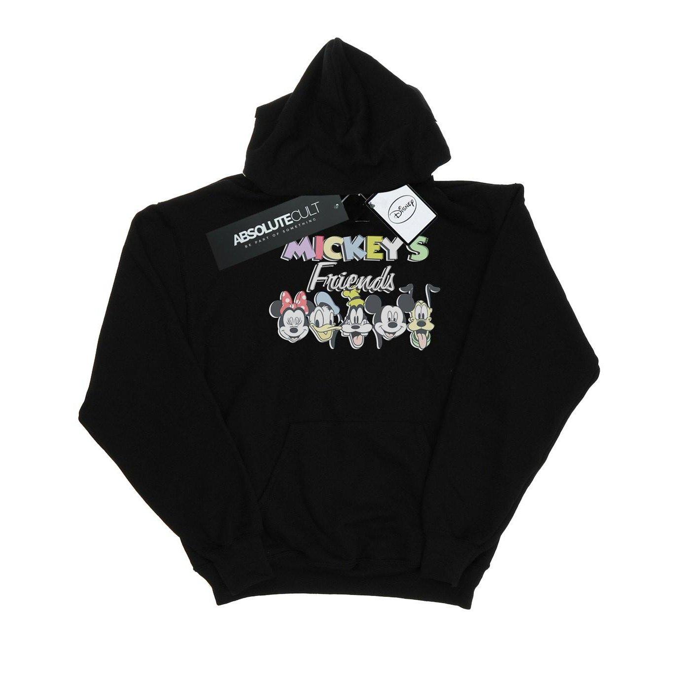 Image of Mickey Mouse Friends Faded Nostalgia Kapuzenpullover Jungen Schwarz 140/146
