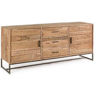 mutoni Credenza Elmer L 2 ante 3 cassetti  